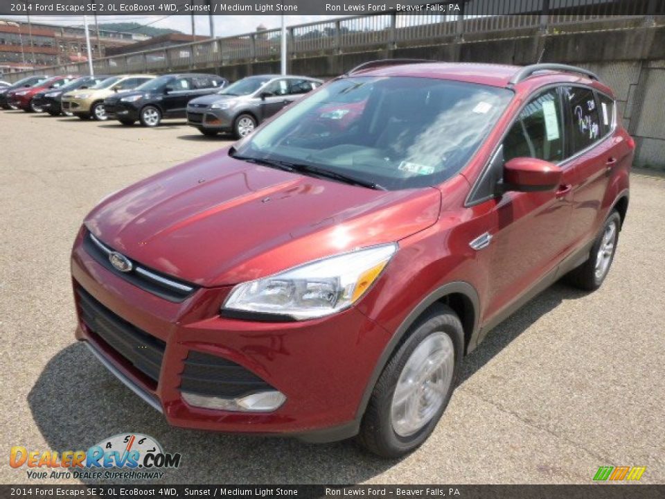 2014 Ford Escape SE 2.0L EcoBoost 4WD Sunset / Medium Light Stone Photo #4