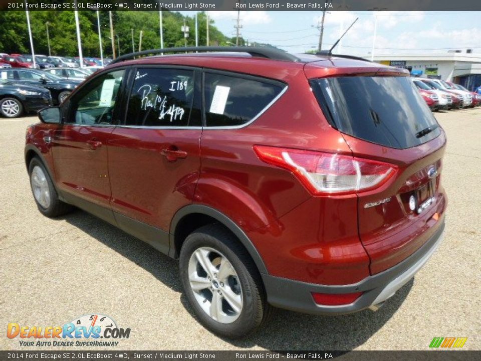 2014 Ford Escape SE 2.0L EcoBoost 4WD Sunset / Medium Light Stone Photo #6