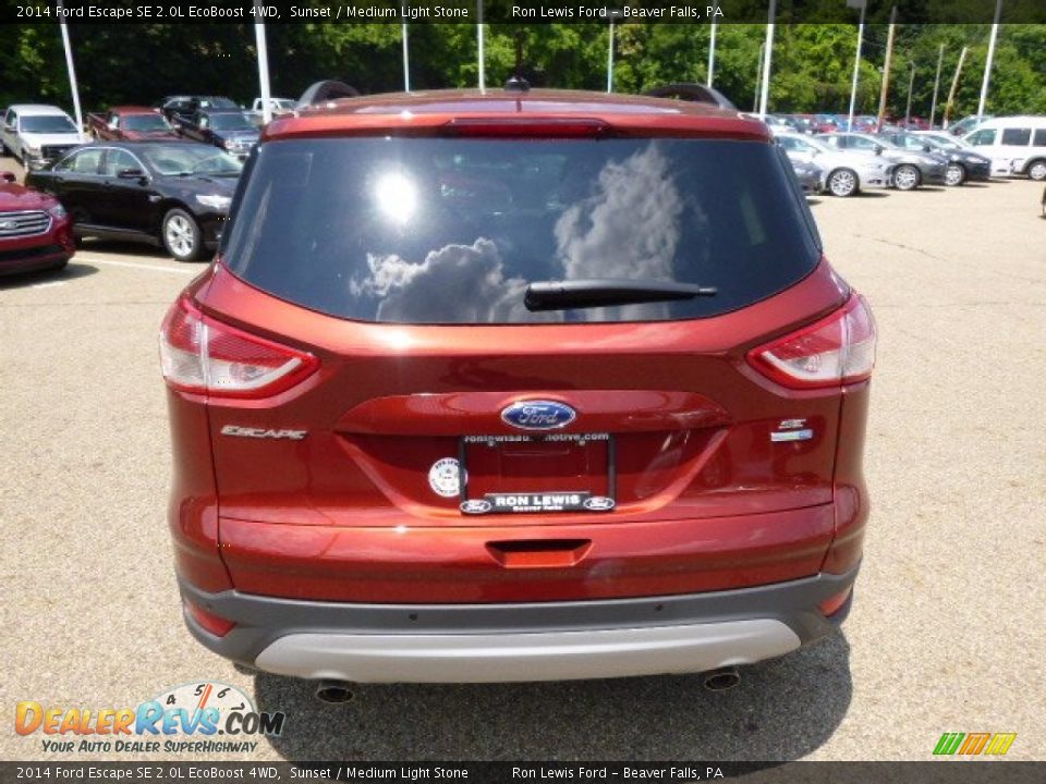 2014 Ford Escape SE 2.0L EcoBoost 4WD Sunset / Medium Light Stone Photo #7