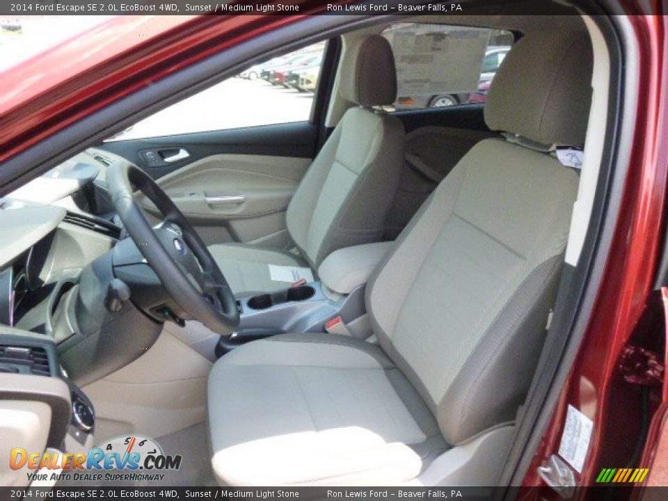 2014 Ford Escape SE 2.0L EcoBoost 4WD Sunset / Medium Light Stone Photo #10