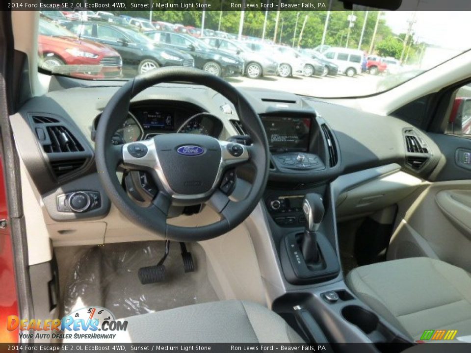 2014 Ford Escape SE 2.0L EcoBoost 4WD Sunset / Medium Light Stone Photo #14