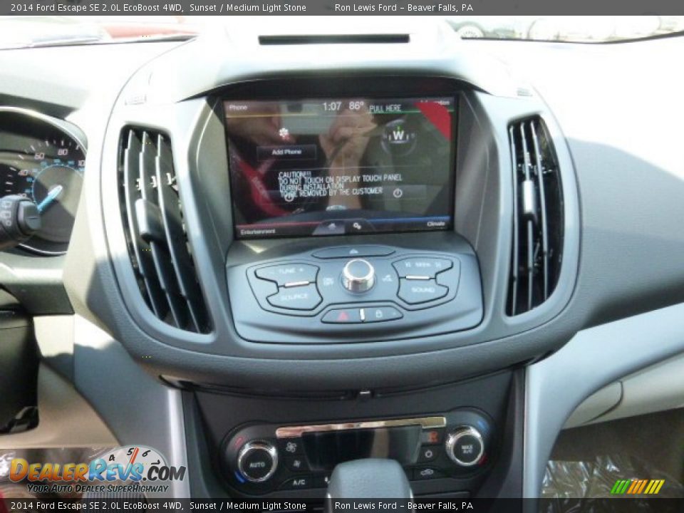 2014 Ford Escape SE 2.0L EcoBoost 4WD Sunset / Medium Light Stone Photo #16