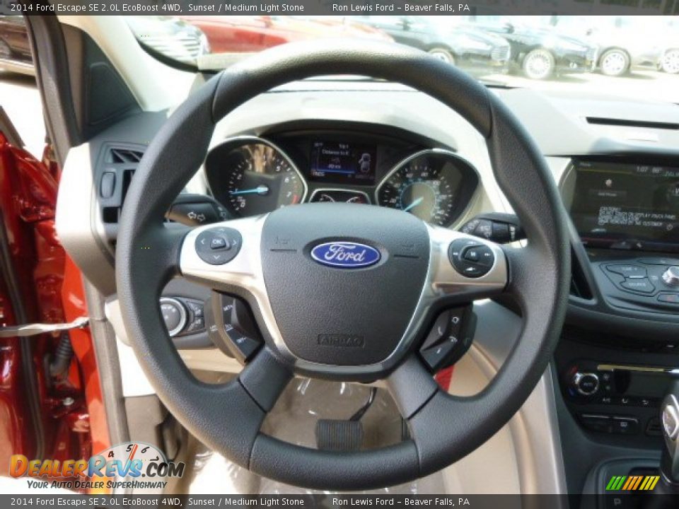 2014 Ford Escape SE 2.0L EcoBoost 4WD Sunset / Medium Light Stone Photo #19