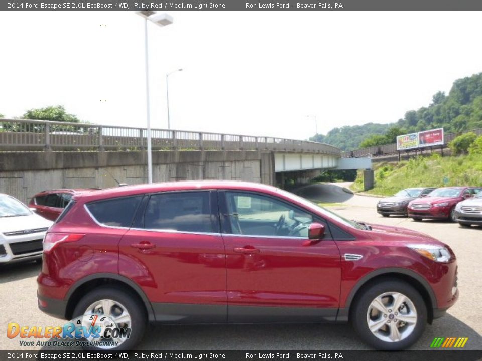 2014 Ford Escape SE 2.0L EcoBoost 4WD Ruby Red / Medium Light Stone Photo #1