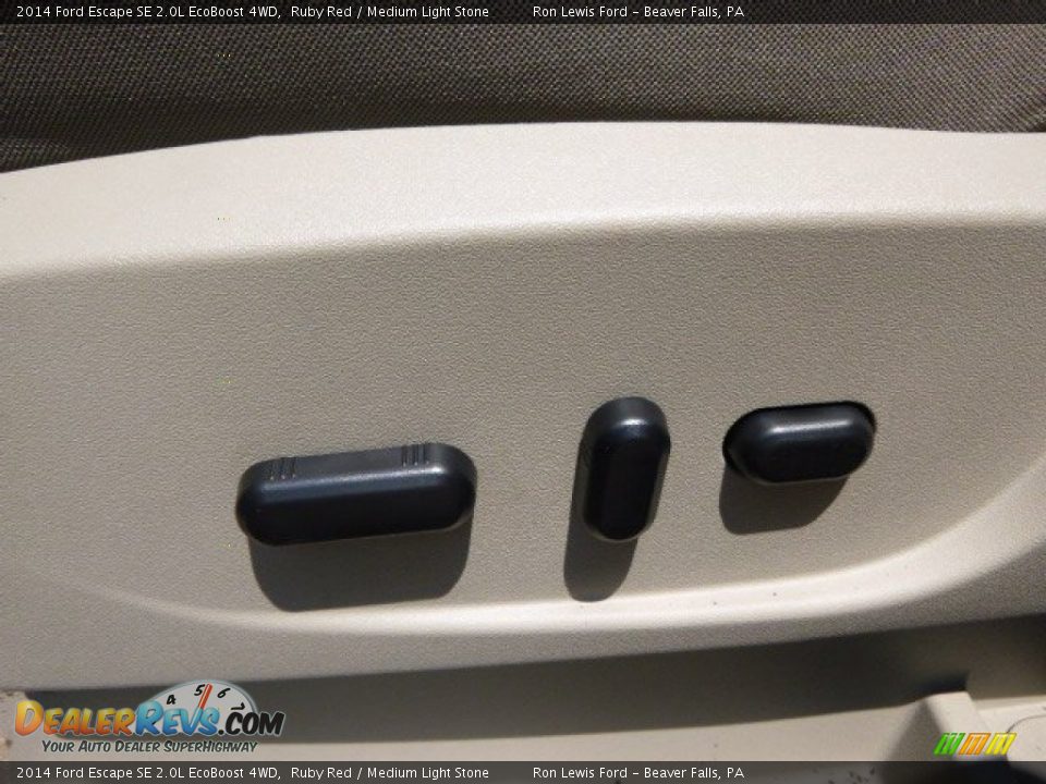 2014 Ford Escape SE 2.0L EcoBoost 4WD Ruby Red / Medium Light Stone Photo #15