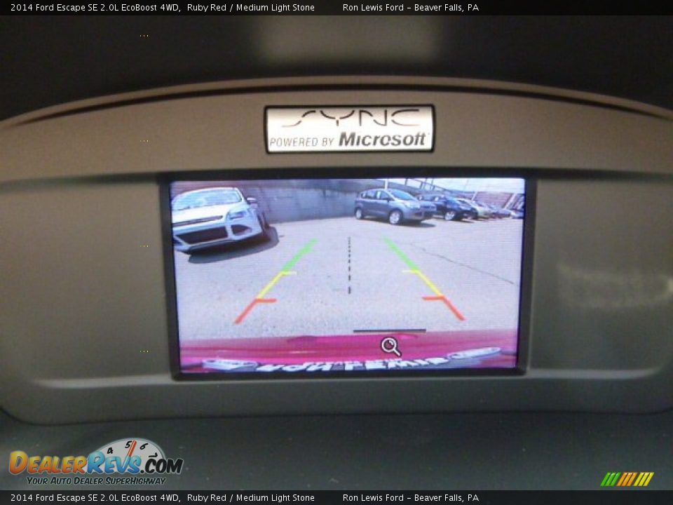 2014 Ford Escape SE 2.0L EcoBoost 4WD Ruby Red / Medium Light Stone Photo #17