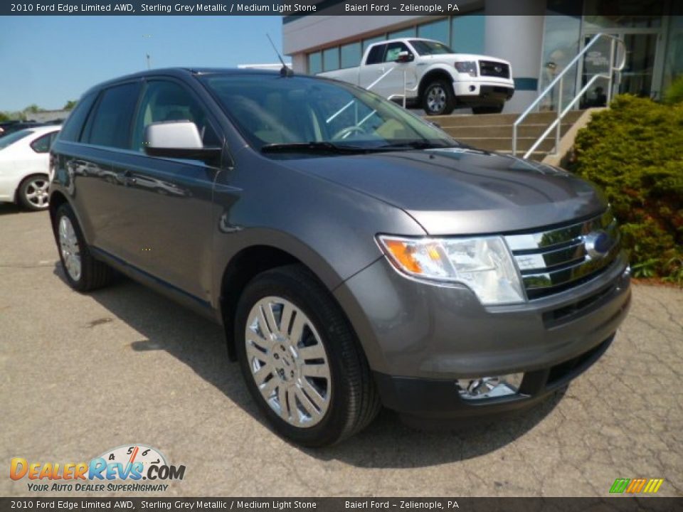 2010 Ford Edge Limited AWD Sterling Grey Metallic / Medium Light Stone Photo #2