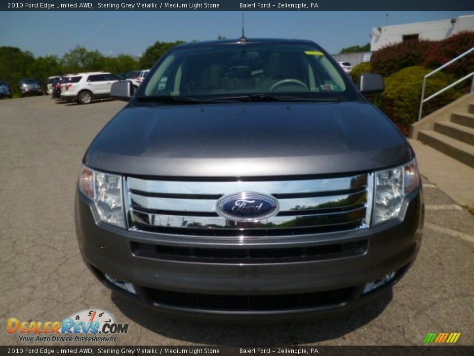 2010 Ford Edge Limited AWD Sterling Grey Metallic / Medium Light Stone Photo #3
