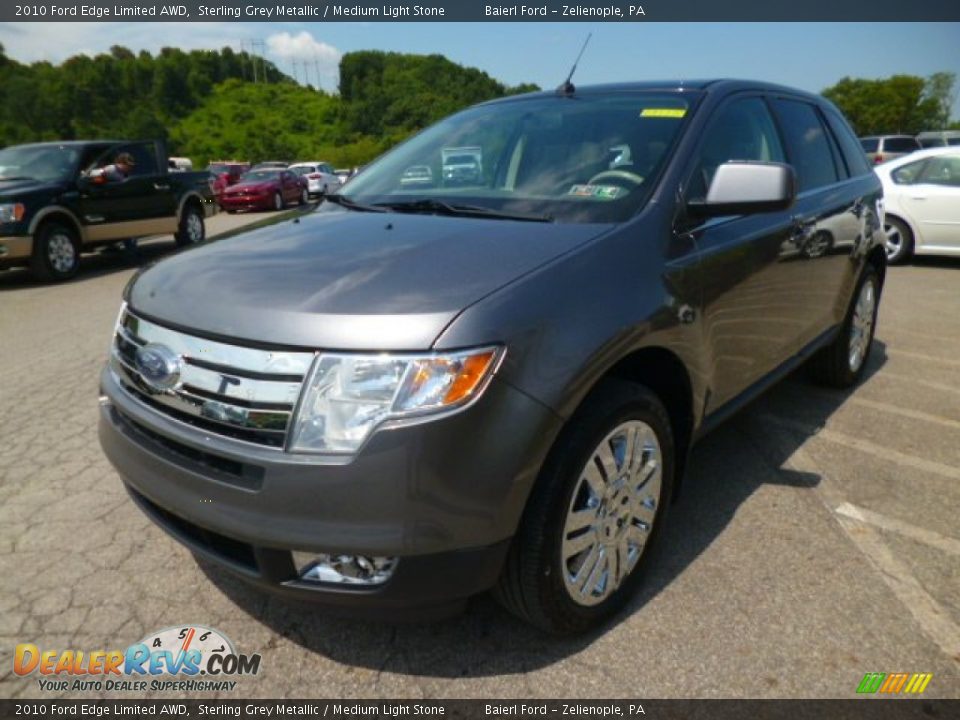 2010 Ford Edge Limited AWD Sterling Grey Metallic / Medium Light Stone Photo #4