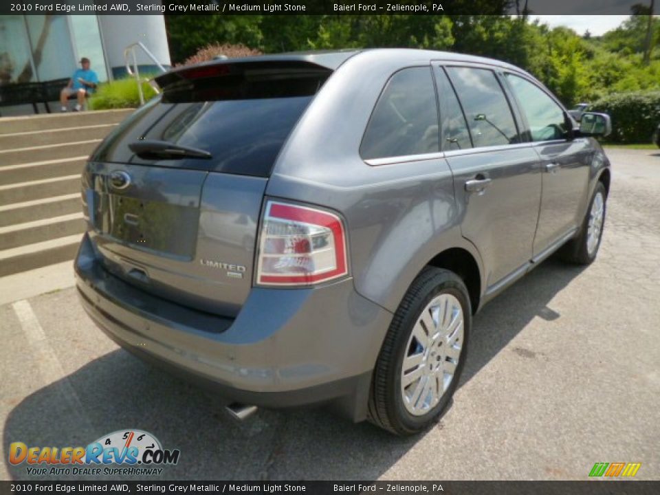 2010 Ford Edge Limited AWD Sterling Grey Metallic / Medium Light Stone Photo #7