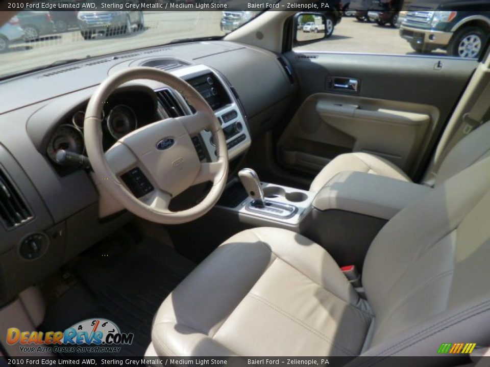 2010 Ford Edge Limited AWD Sterling Grey Metallic / Medium Light Stone Photo #16