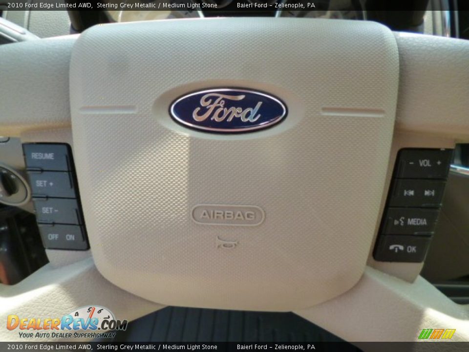 2010 Ford Edge Limited AWD Sterling Grey Metallic / Medium Light Stone Photo #18