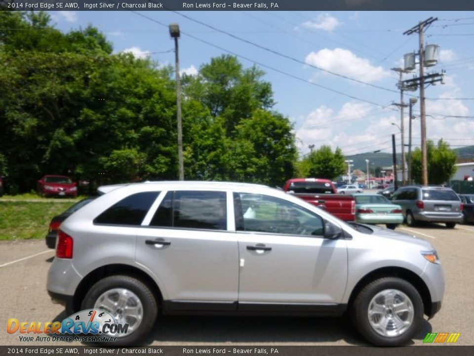 2014 Ford Edge SE AWD Ingot Silver / Charcoal Black Photo #1