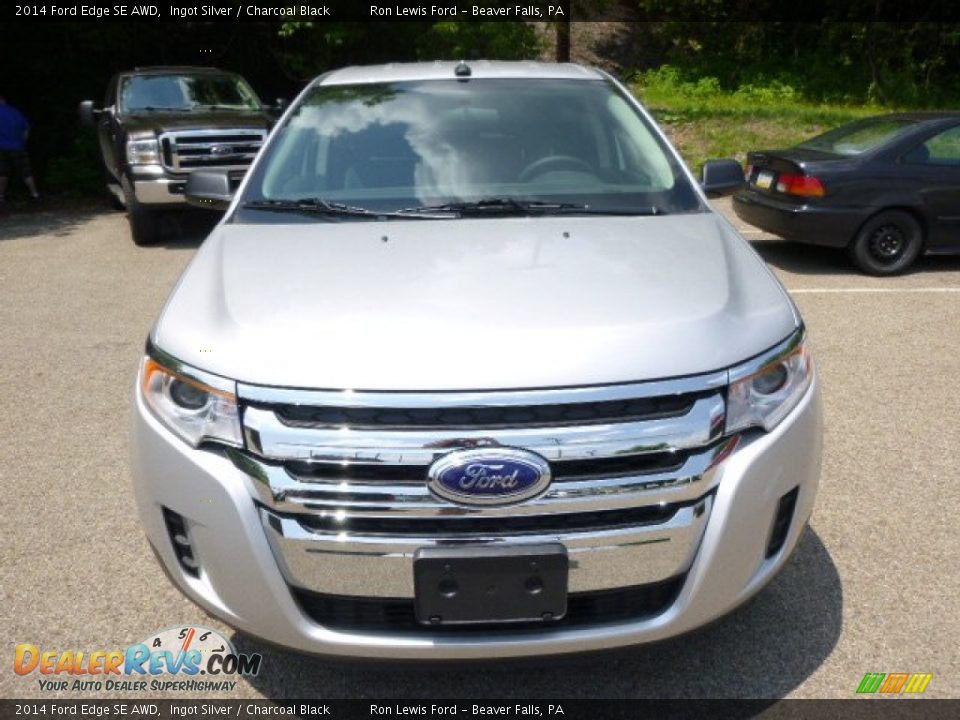 2014 Ford Edge SE AWD Ingot Silver / Charcoal Black Photo #3