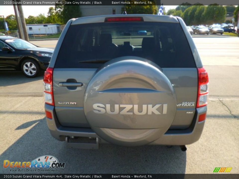 2010 Suzuki Grand Vitara Premium 4x4 Slate Grey Metallic / Black Photo #6