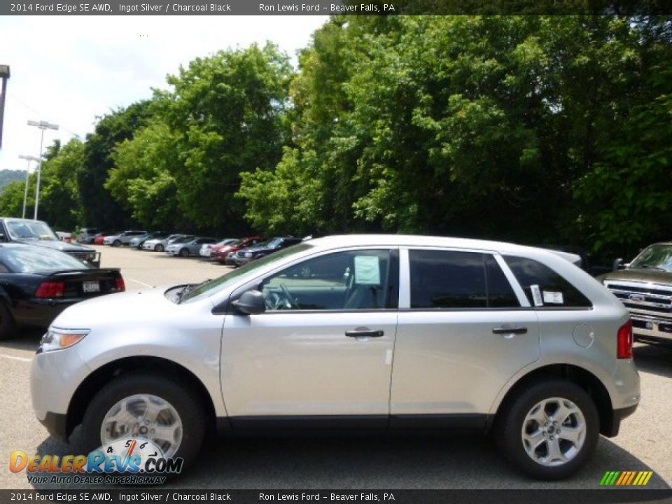 2014 Ford Edge SE AWD Ingot Silver / Charcoal Black Photo #5