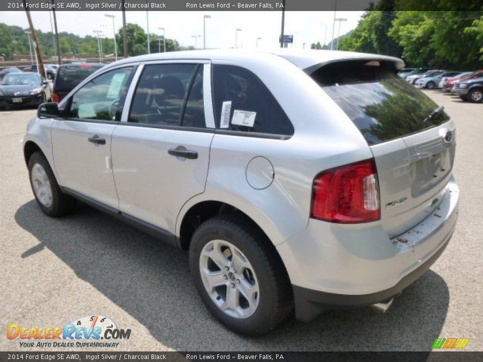 2014 Ford Edge SE AWD Ingot Silver / Charcoal Black Photo #6