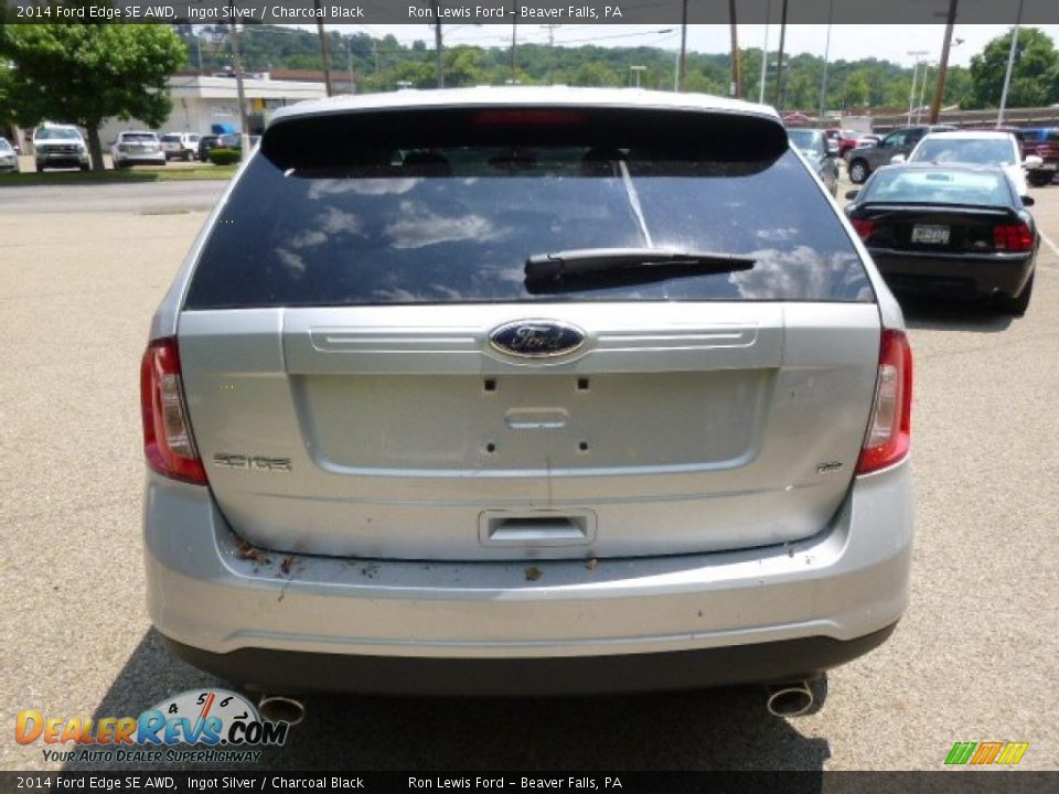 2014 Ford Edge SE AWD Ingot Silver / Charcoal Black Photo #7