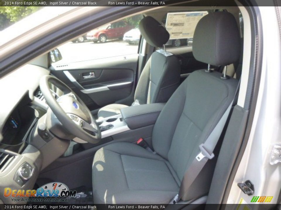 2014 Ford Edge SE AWD Ingot Silver / Charcoal Black Photo #10