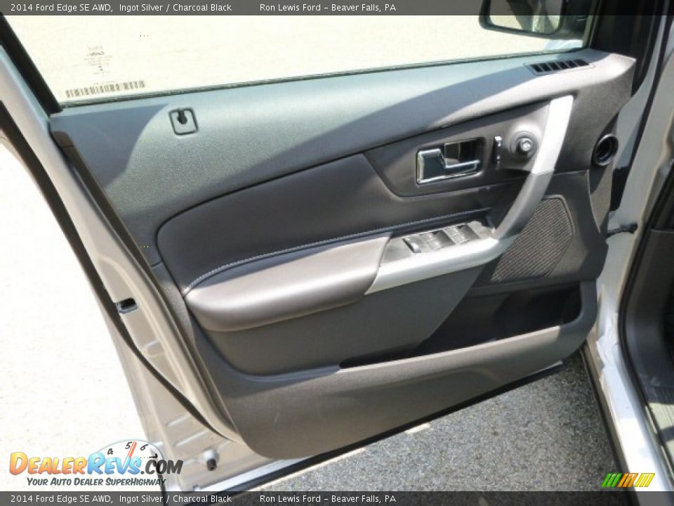 2014 Ford Edge SE AWD Ingot Silver / Charcoal Black Photo #11