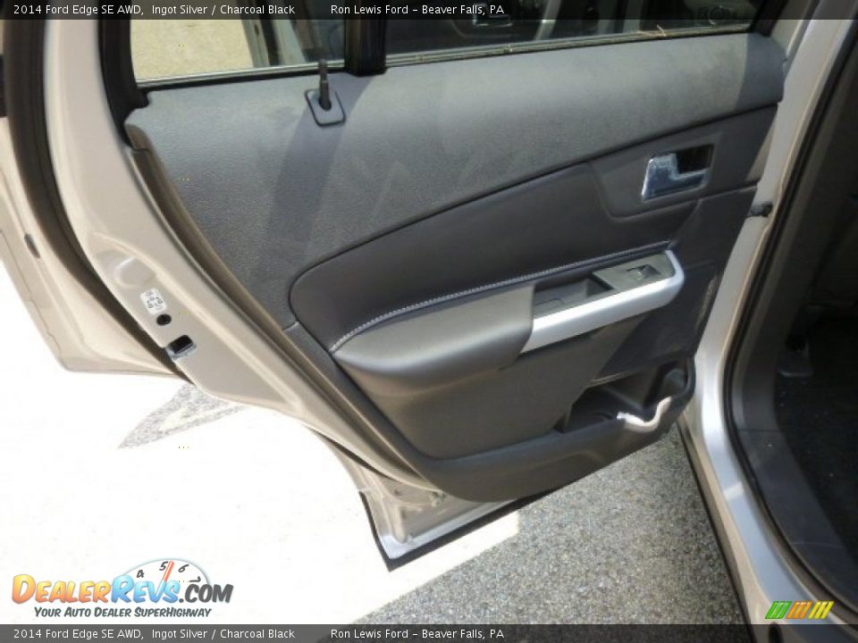 2014 Ford Edge SE AWD Ingot Silver / Charcoal Black Photo #13