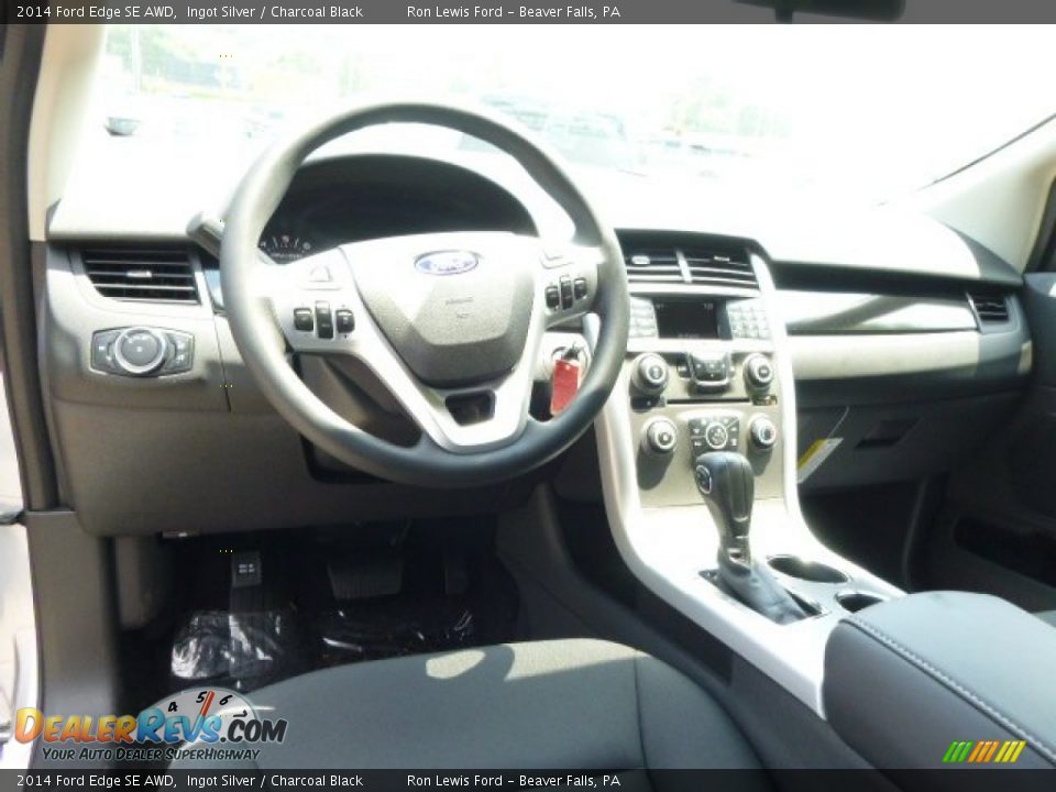2014 Ford Edge SE AWD Ingot Silver / Charcoal Black Photo #14