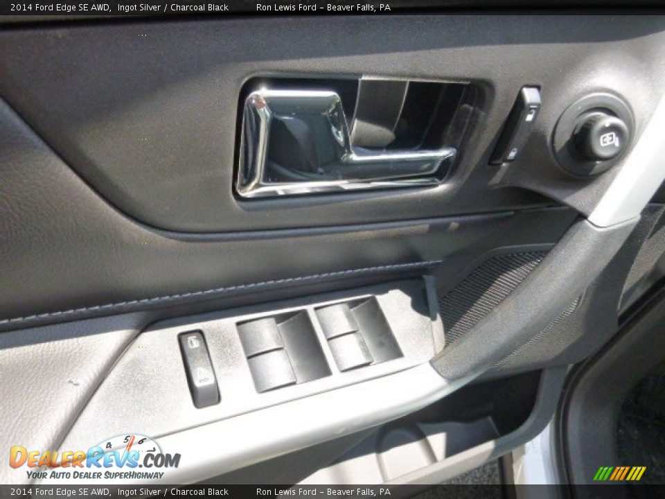 2014 Ford Edge SE AWD Ingot Silver / Charcoal Black Photo #15