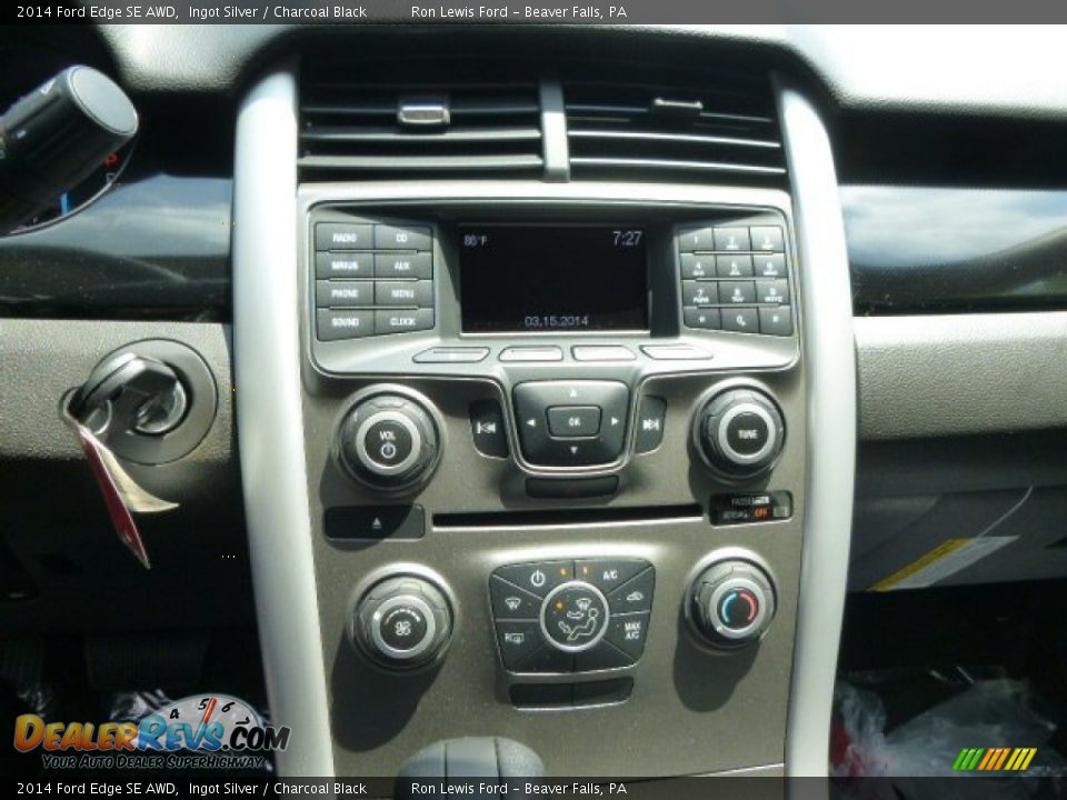 2014 Ford Edge SE AWD Ingot Silver / Charcoal Black Photo #16