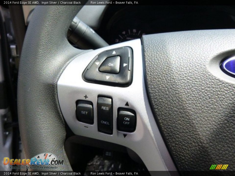2014 Ford Edge SE AWD Ingot Silver / Charcoal Black Photo #18