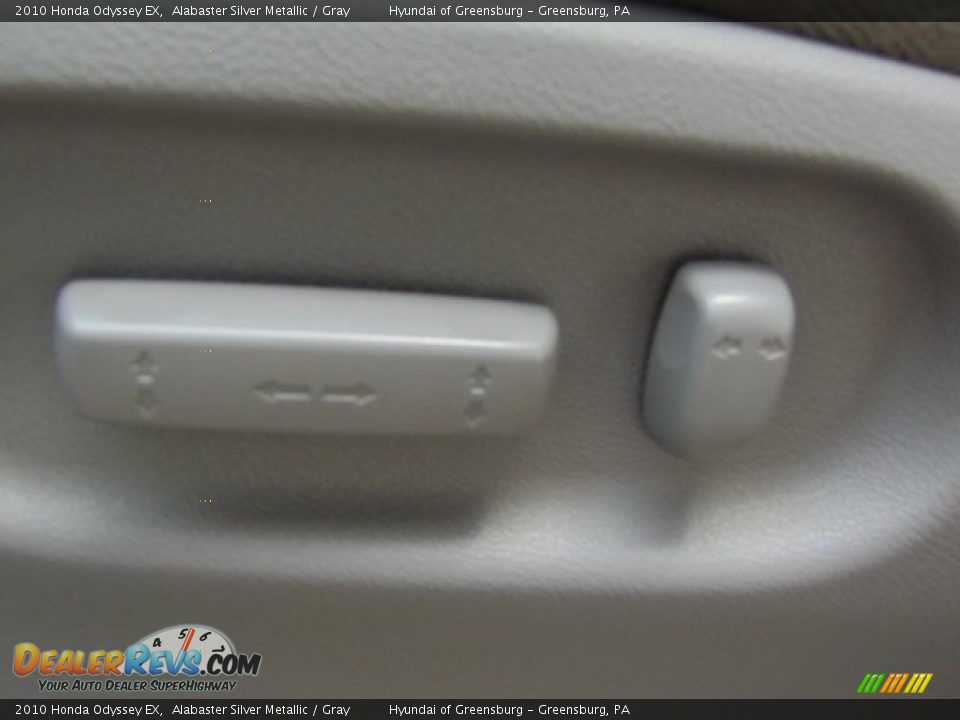 2010 Honda Odyssey EX Alabaster Silver Metallic / Gray Photo #13