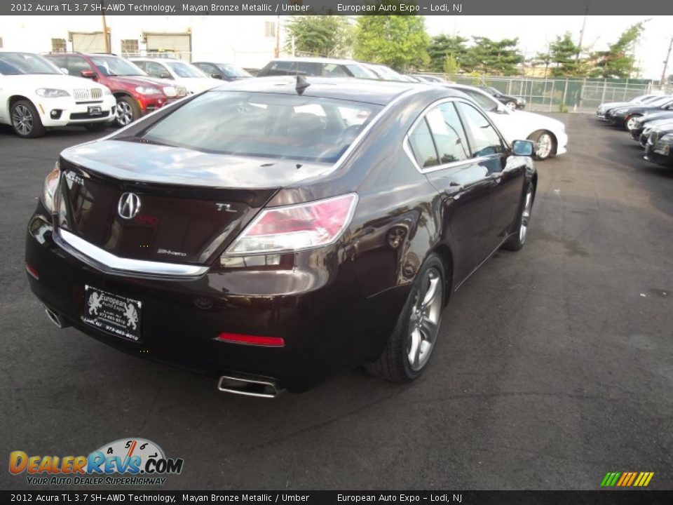 2012 Acura TL 3.7 SH-AWD Technology Mayan Bronze Metallic / Umber Photo #3