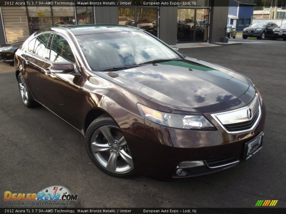 2012 Acura TL 3.7 SH-AWD Technology Mayan Bronze Metallic / Umber Photo #4