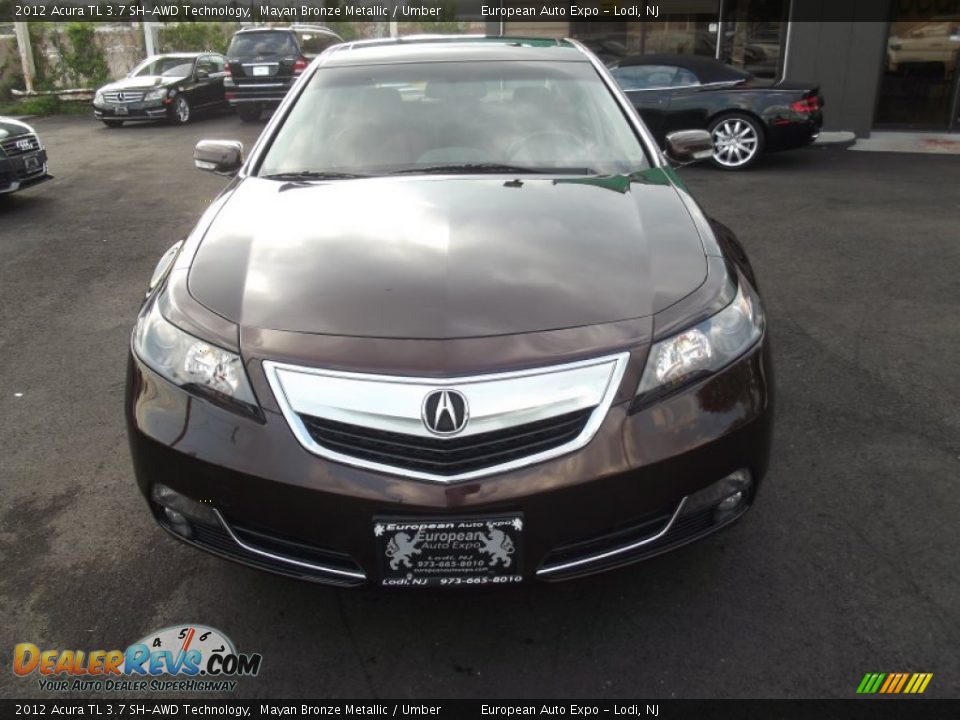 2012 Acura TL 3.7 SH-AWD Technology Mayan Bronze Metallic / Umber Photo #7
