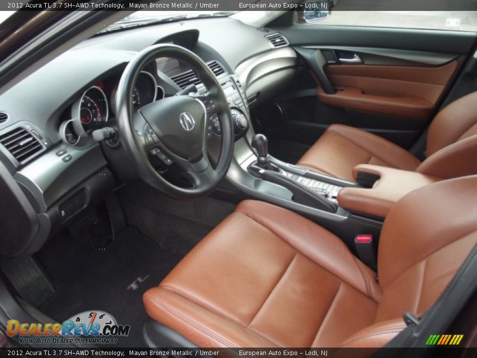 Umber Interior - 2012 Acura TL 3.7 SH-AWD Technology Photo #8