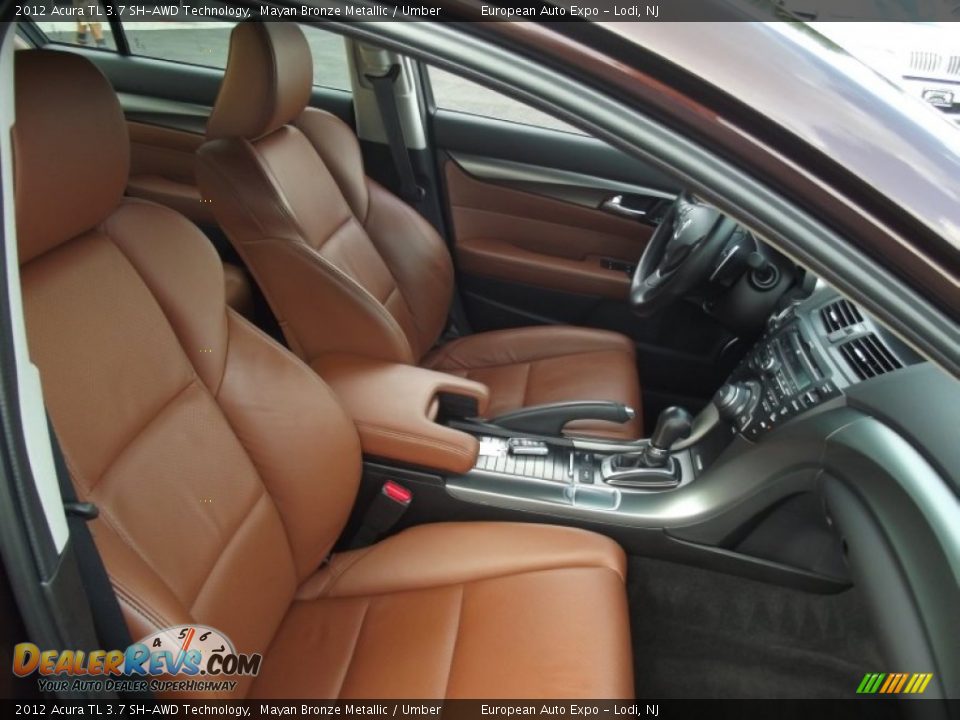 2012 Acura TL 3.7 SH-AWD Technology Mayan Bronze Metallic / Umber Photo #15