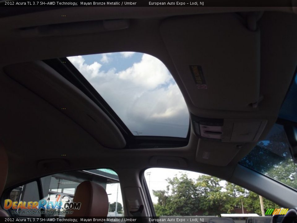 2012 Acura TL 3.7 SH-AWD Technology Mayan Bronze Metallic / Umber Photo #16