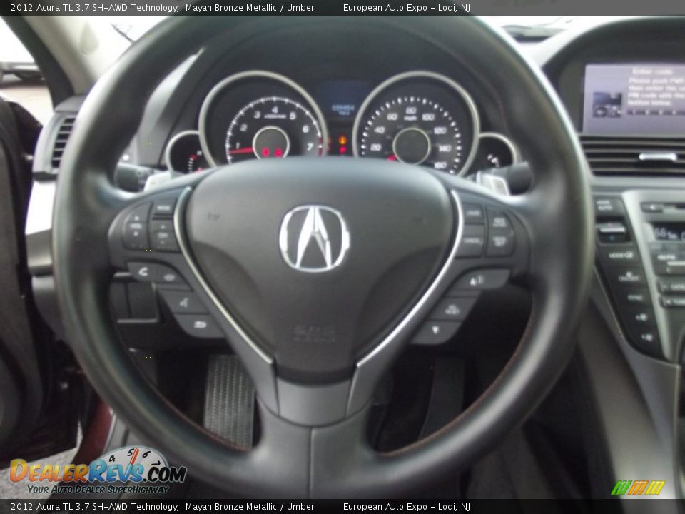 2012 Acura TL 3.7 SH-AWD Technology Mayan Bronze Metallic / Umber Photo #17