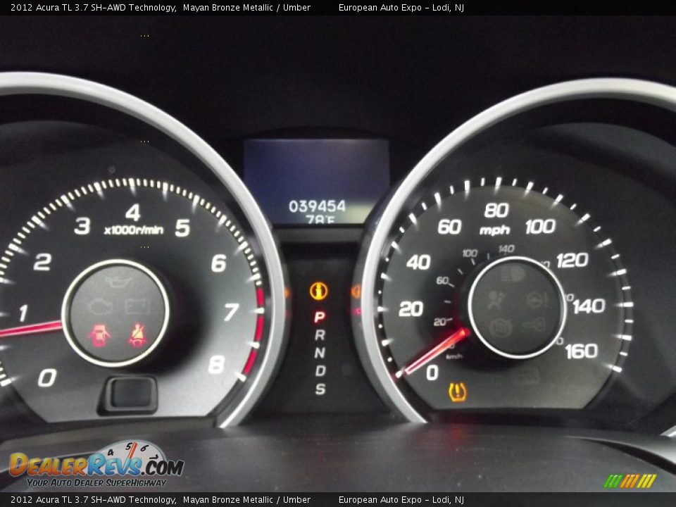 2012 Acura TL 3.7 SH-AWD Technology Mayan Bronze Metallic / Umber Photo #18