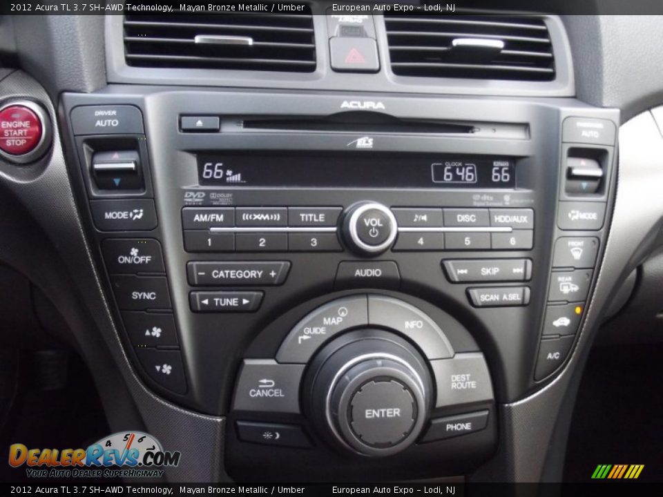 2012 Acura TL 3.7 SH-AWD Technology Mayan Bronze Metallic / Umber Photo #20