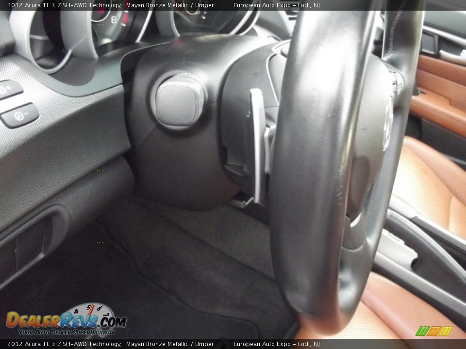 2012 Acura TL 3.7 SH-AWD Technology Mayan Bronze Metallic / Umber Photo #25
