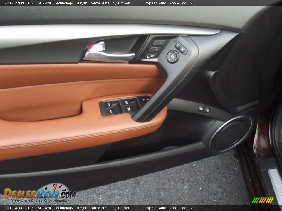 2012 Acura TL 3.7 SH-AWD Technology Mayan Bronze Metallic / Umber Photo #28