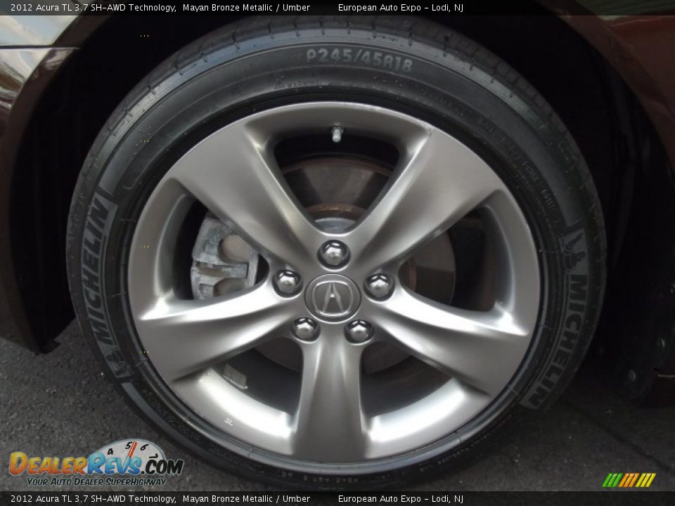 2012 Acura TL 3.7 SH-AWD Technology Mayan Bronze Metallic / Umber Photo #33
