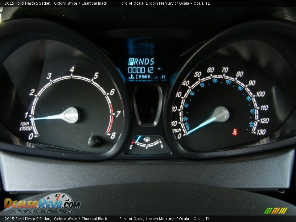 2015 Ford Fiesta S Sedan Gauges Photo #9