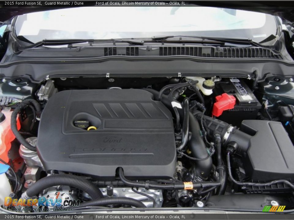 2015 Ford Fusion SE 1.5 Liter EcoBoost DI Turbocharged DOHC 16-Valve Ti-VCT 4 Cylinder Engine Photo #11