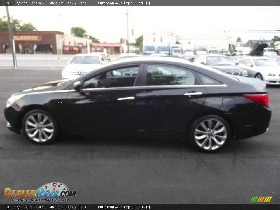 2011 Hyundai Sonata SE Midnight Black / Black Photo #5
