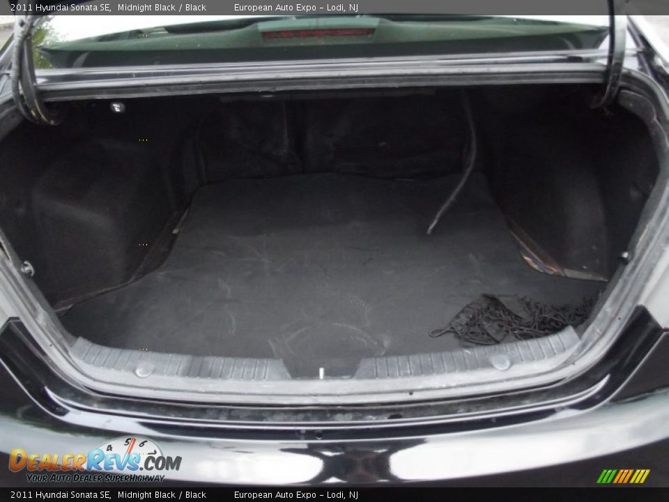 2011 Hyundai Sonata SE Midnight Black / Black Photo #19