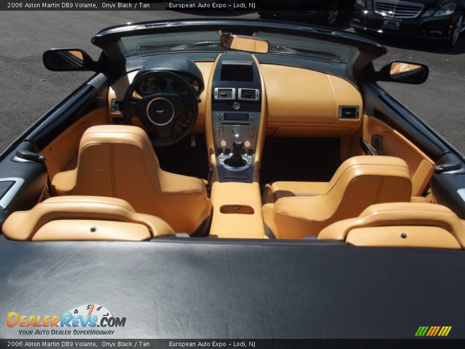 2006 Aston Martin DB9 Volante Onyx Black / Tan Photo #10