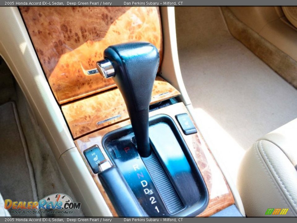 2005 Honda Accord EX-L Sedan Deep Green Pearl / Ivory Photo #13