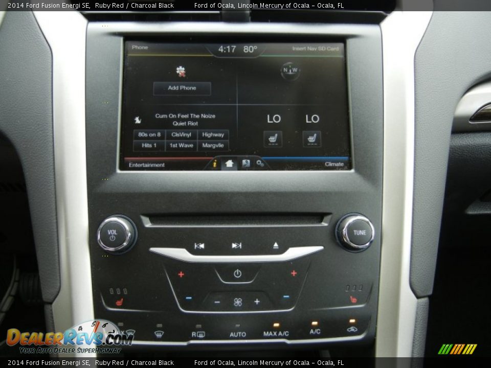 Controls of 2014 Ford Fusion Energi SE Photo #10