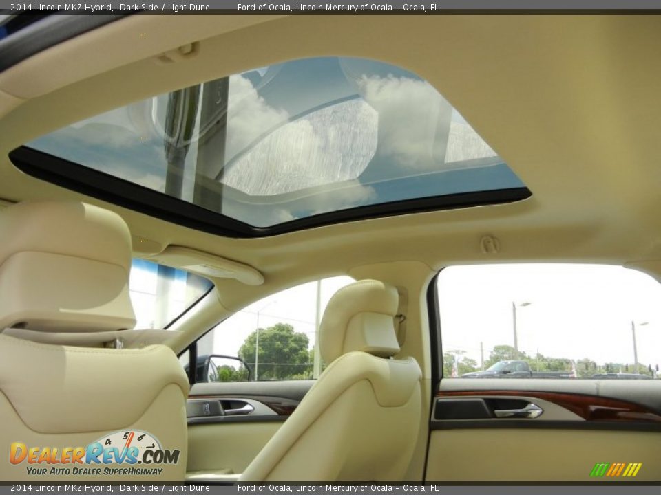 2014 Lincoln MKZ Hybrid Dark Side / Light Dune Photo #9